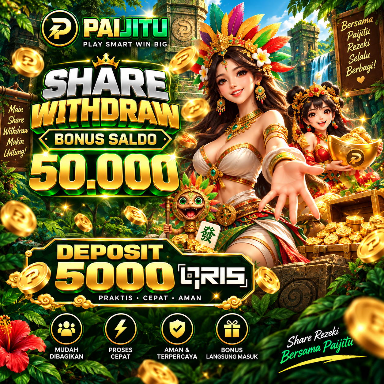 PAIJITU deposit 5000 QRIS